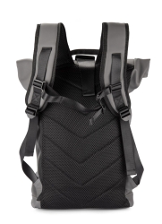 Waterproof backpack (20708-14) - Colour - ash/grey. Material - eco leather. Dimensions - 450 x 270 x 120 mm