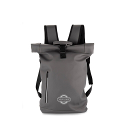 Waterproof backpack (20708-14) - Colour - ash/grey. Material - eco leather. Dimensions - 450 x 270 x 120 mm